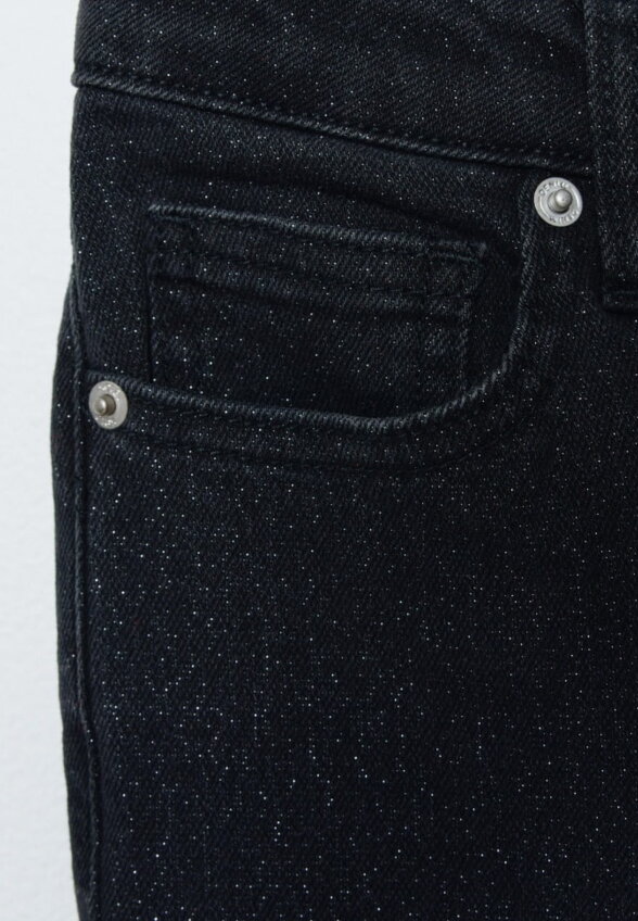 Джинсы Bootcut с люрексом для девочек