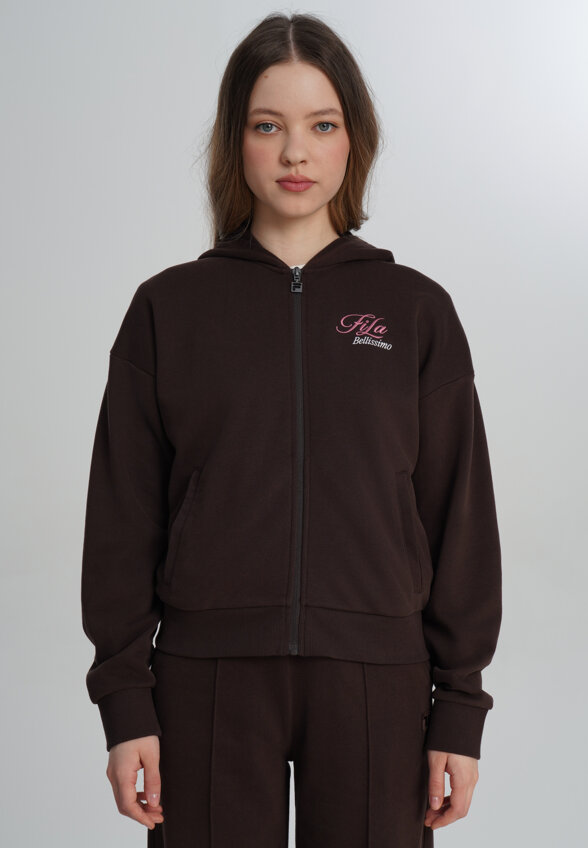 Толстовка женская FILA, Коричневый