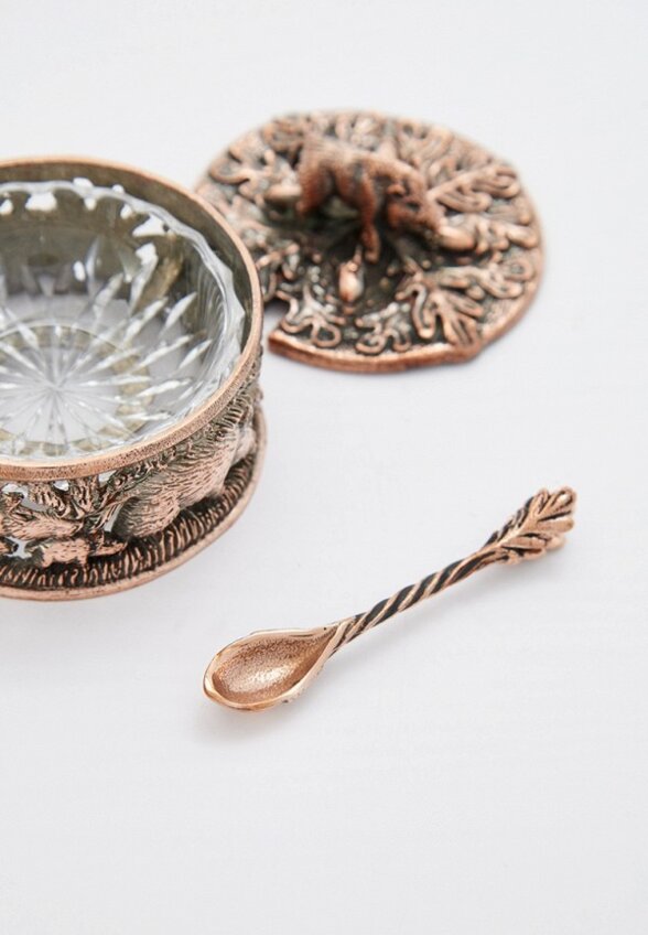 Солонка Кольчугинский мельхиор