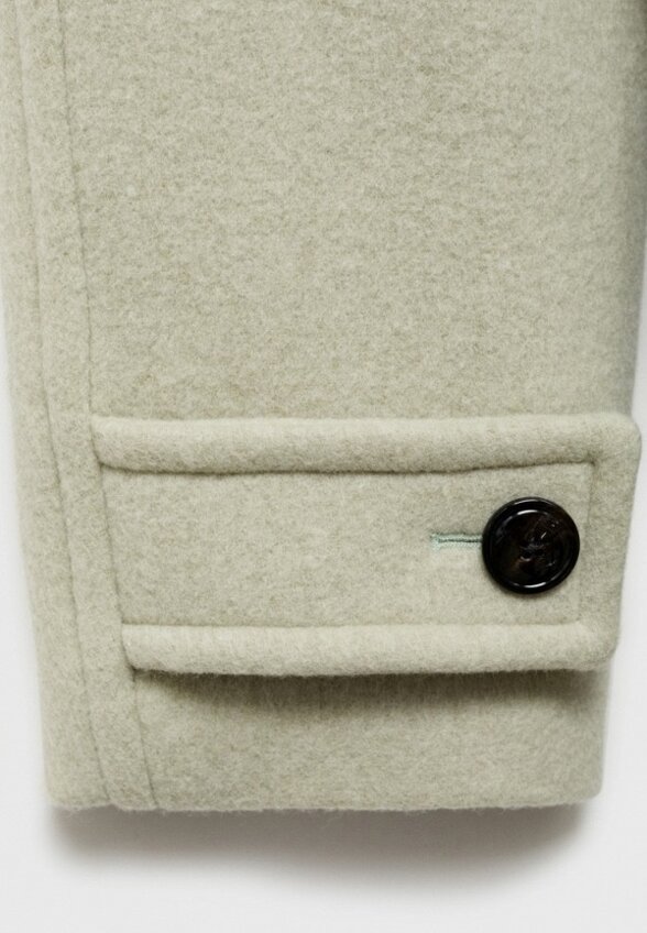 Пальто однобортное Mango