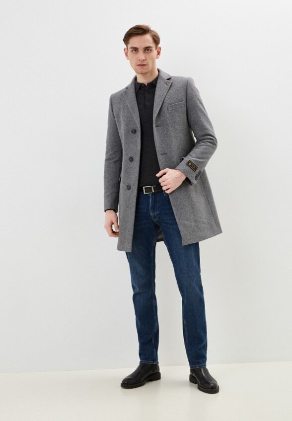 Пальто однобортное Bazioni