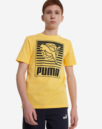 Футболка для мальчиков PUMA Graphics, Желтый женщинам