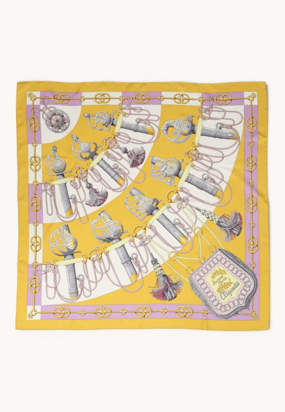 Hermes Silk Scarf