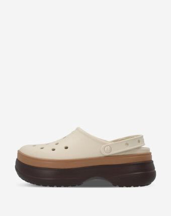 Сабо женские Crocs Classic Stacked, Бежевый женщинам