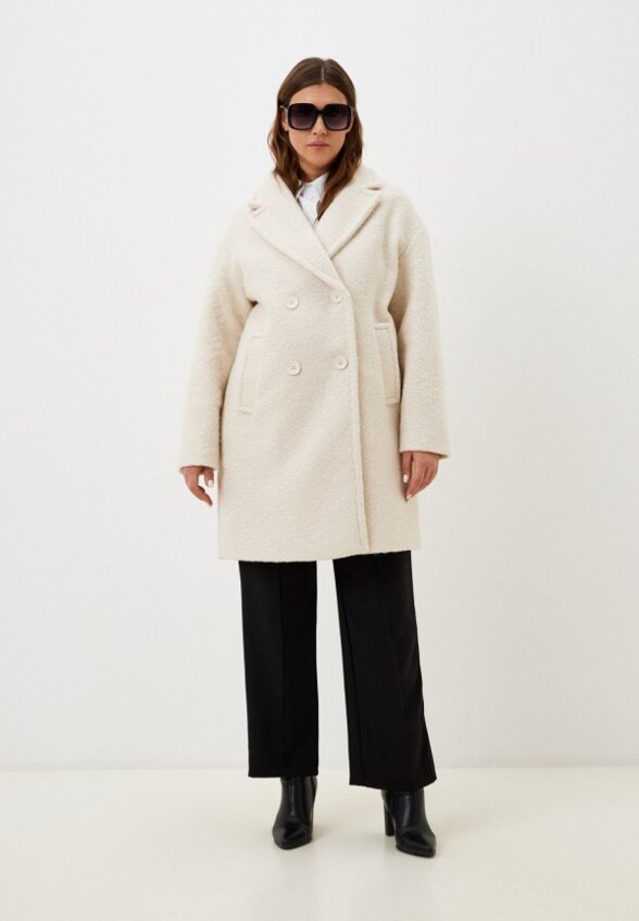 Пальто двубортное Le Monique