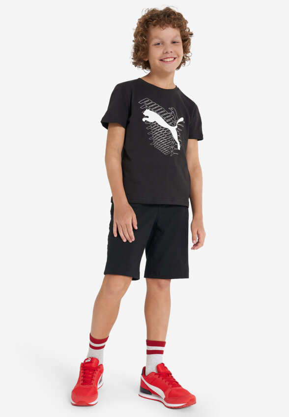 Футболка для мальчиков PUMA Graphics Cat, Черный