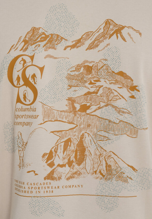 Футболка мужская Columbia Csc Heritage Graphic Tee, Серый