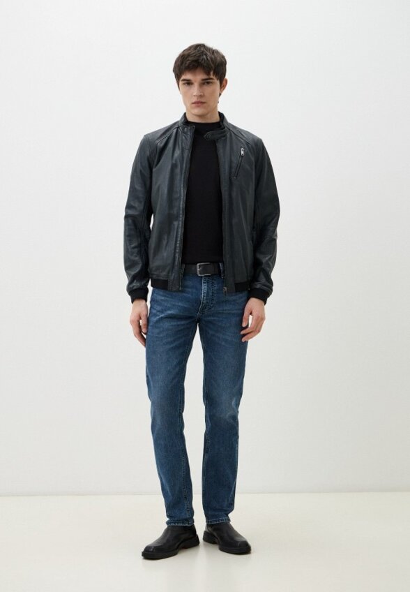 Куртка кожаная Urban Fashion for Men