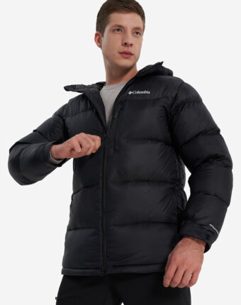 Пуховик мужской Columbia Cloudview Down Hooded Jacket, Черный женщинам