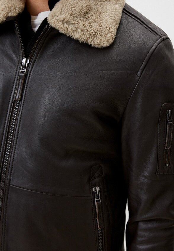 Куртка кожаная Jorg Weber