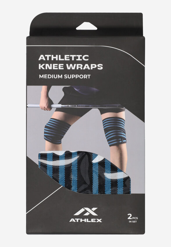Бинты для фиксации коленей Athlex, Синий