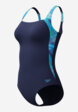 Купальник слитный женский Speedo Print Luna, Синий8  - превью
