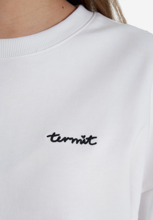 Свитшот женский оверсайз Termit, Белый