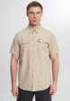 Рубашка с коротким рукавом мужская Columbia Silver Ridge 2.0 Short Sleeve Shirt, Бежевый2  - превью