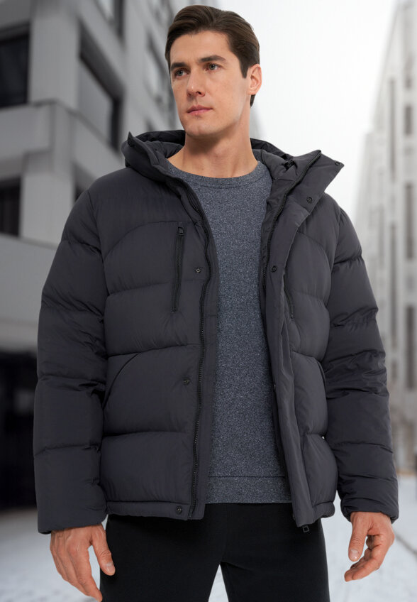 Пуховик мужской Jack Wolfskin Roemertor, Серый