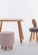 Пуф на буковых ножках Луна Софт Фурниче (LOONA soft furniture), розовый4  - превью