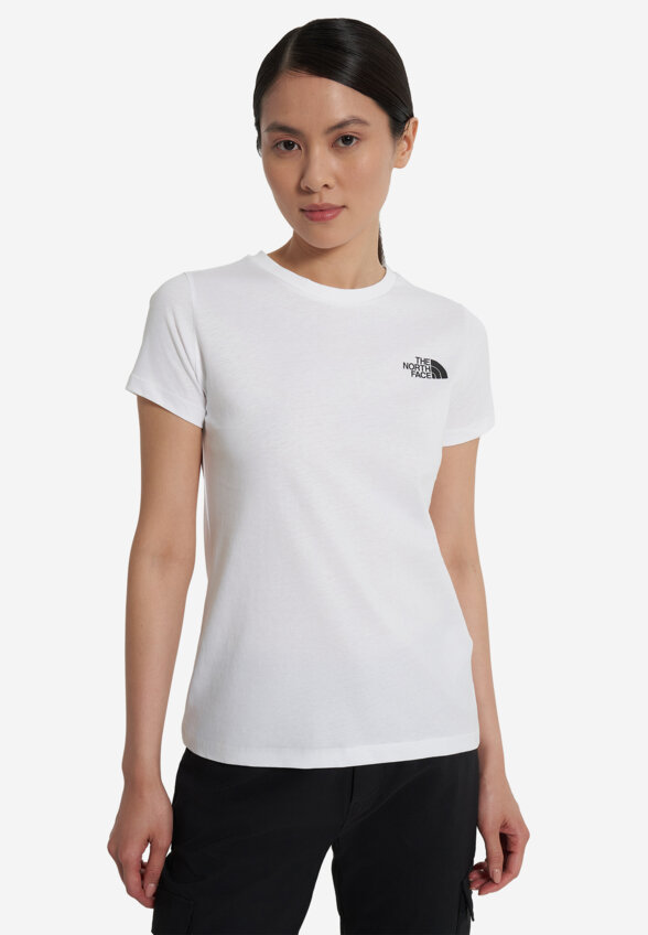 Футболка женская The North Face Box Nse Slim, Белый