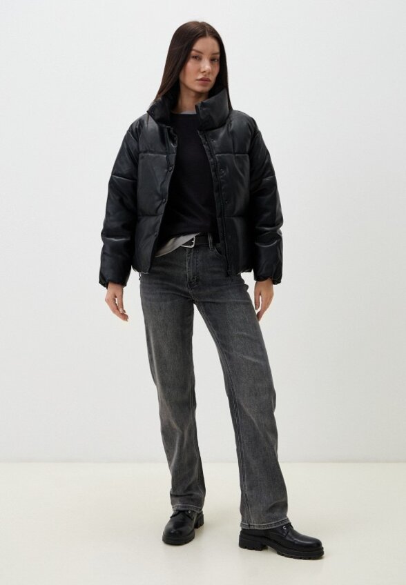 Куртка кожаная утепленная Calliope