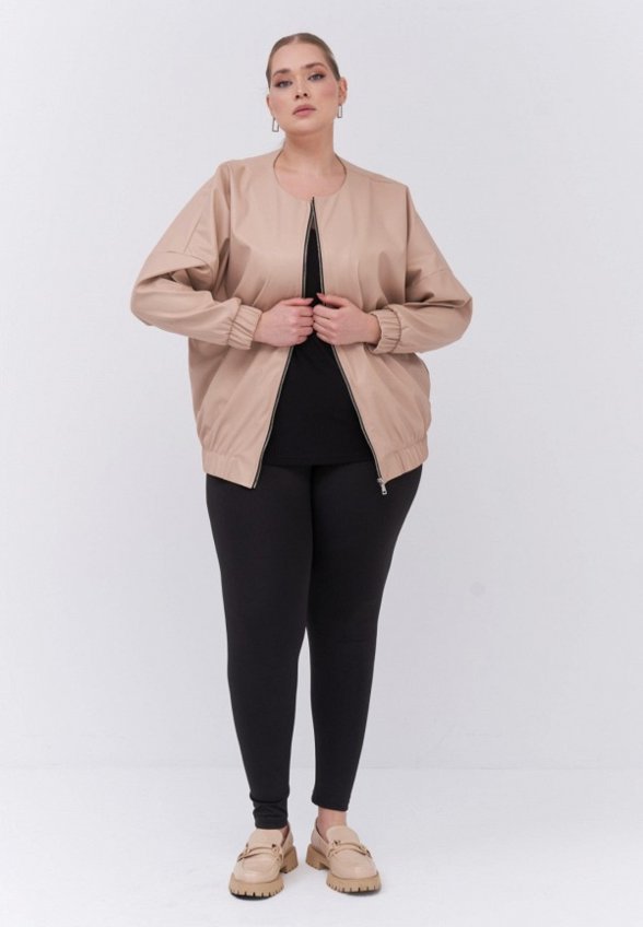 Куртка кожаная Артесса