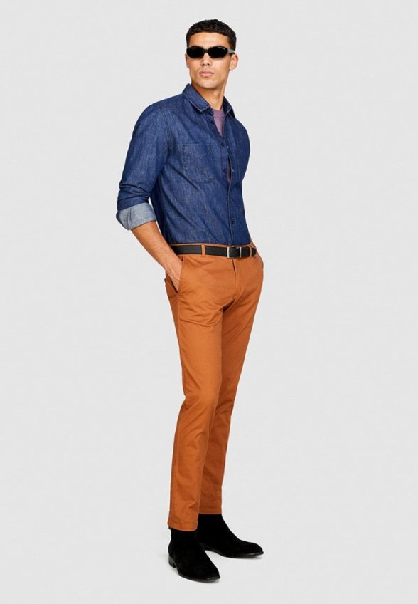 Рубашка джинсовая Sisley