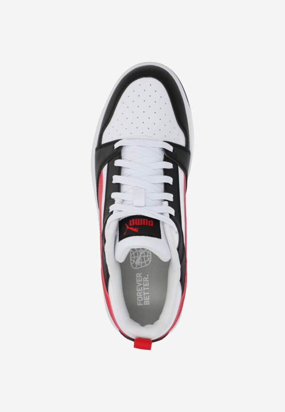 Кеды детские PUMA Rebound V6 Lo Jr, Белый
