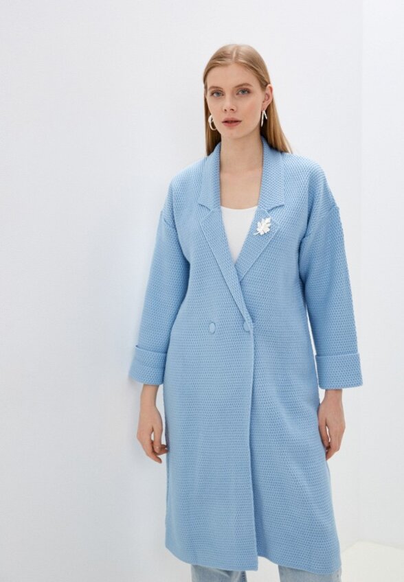 Пальто двубортное Vivawool