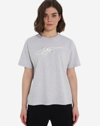 Футболка женская Reebok Brielle Crew, Серый женщинам