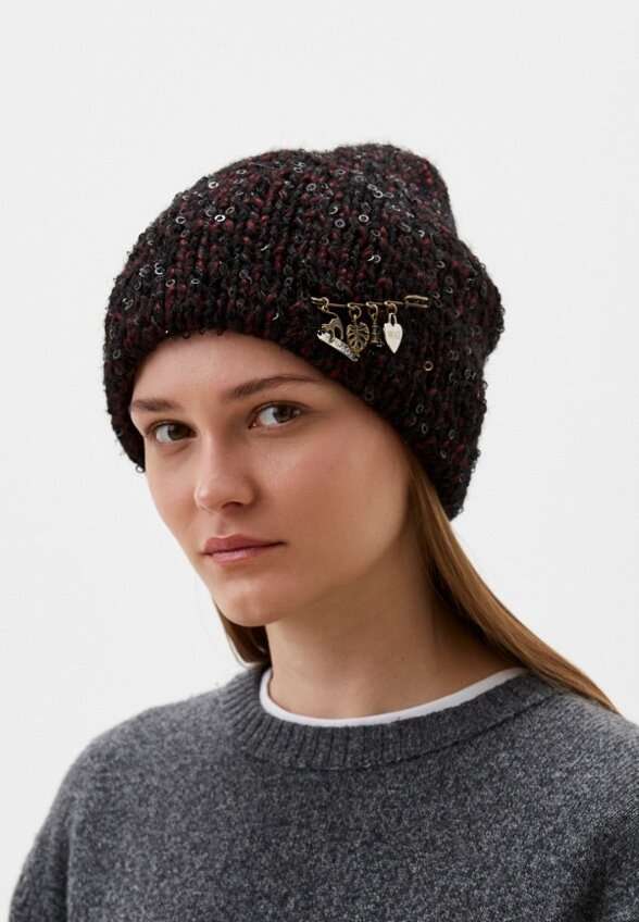 Шапка и брошь VNTG vintage+