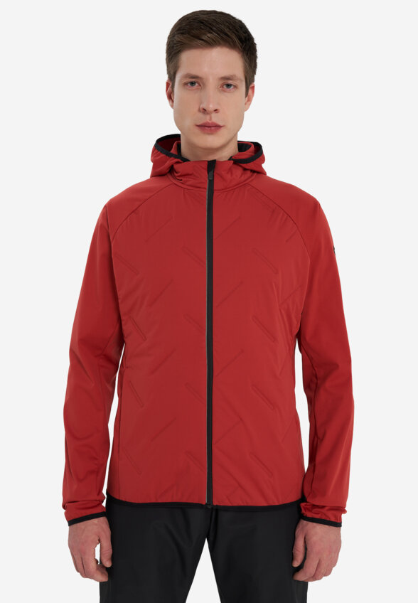 Куртка для беговых лыж мужская Rukka Maatiala Hood, Красный