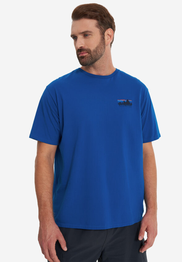 Футболка мужская Patagonia Skyline Organic, Синий