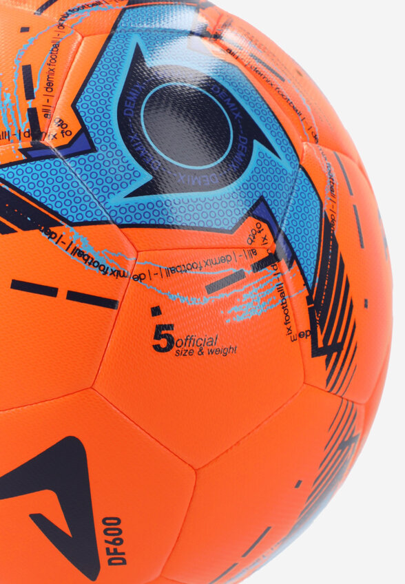 Мяч футбольный Demix DF600, Оранжевый