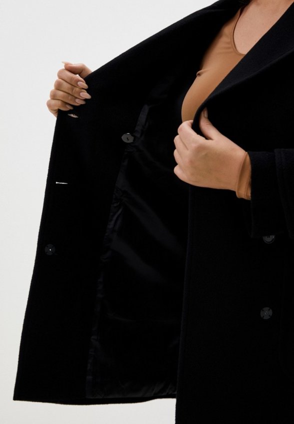 Пальто двубортное Le Monique