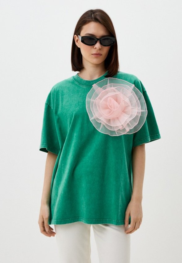 Футболка и брошь Francesca Peretti