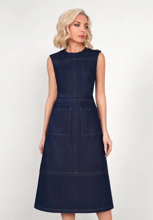 Платье джинсовое Alisia Fiori