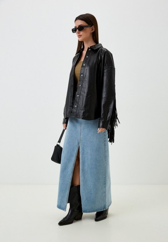 Куртка кожаная Снежная Королева