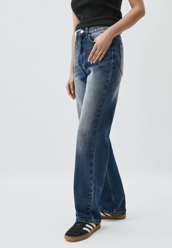 Утепленные джинсы Straight Fit