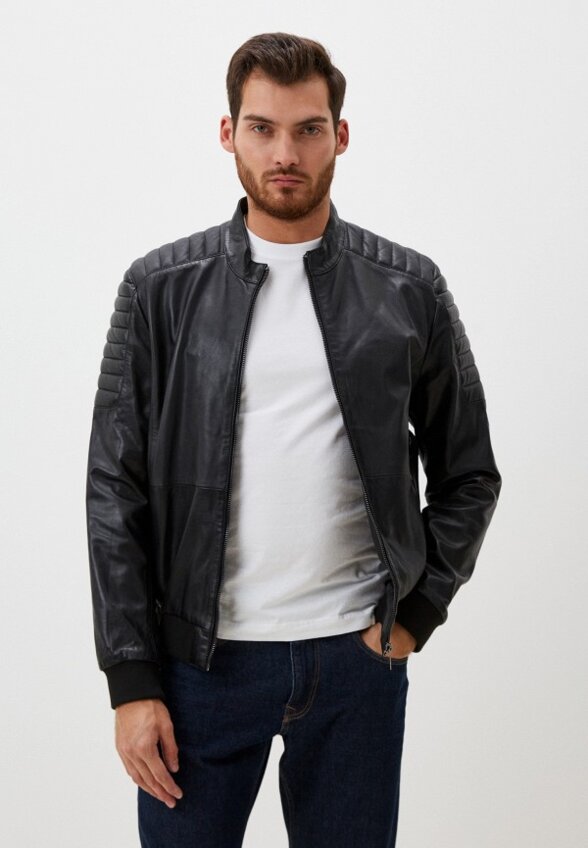Куртка кожаная Urban Fashion for Men