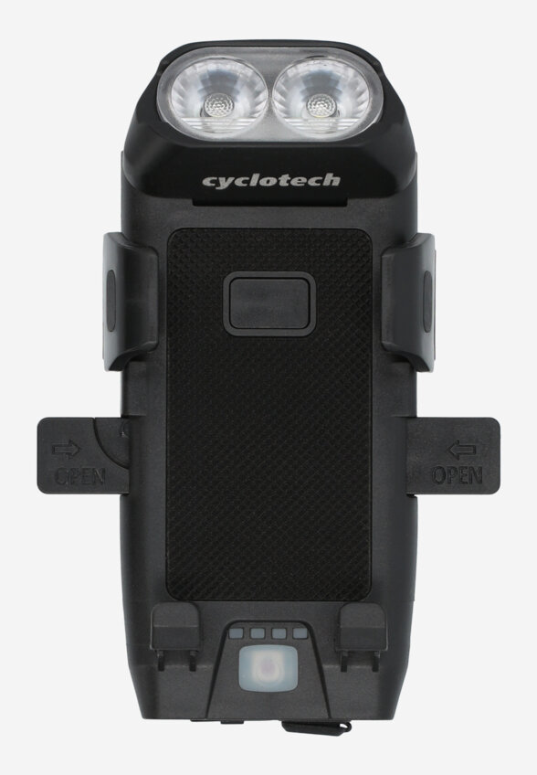Фонарь-держатель для телефона Cyclotech QL-220 RPC, Черный