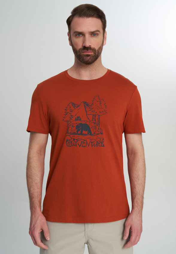 Футболка мужская Outventure, Красный
