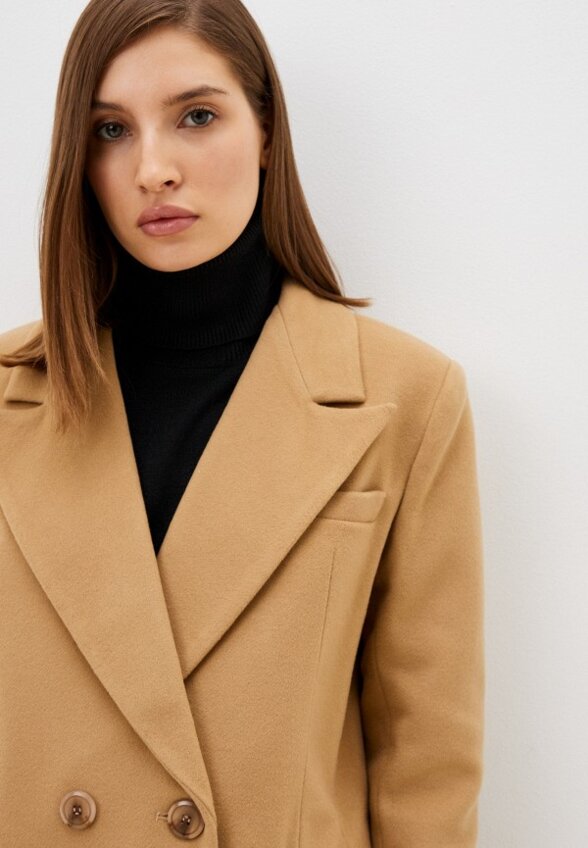 Пальто двубортное Pepen