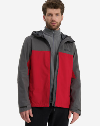 Куртка мембранная мужская Jack Wolfskin Weiltal, Красный женщинам