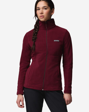 Джемпер флисовый женский Columbia Basin Trail III Full Zip, Красный женщинам