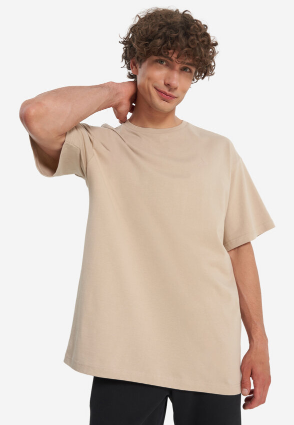 Футболка мужская оверсайз Demix, Бежевый