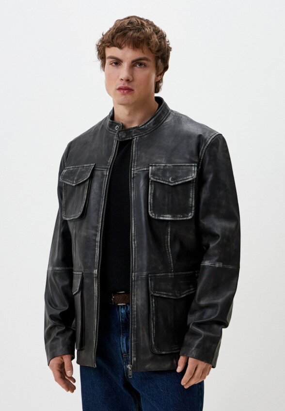 Куртка кожаная Jorg Weber