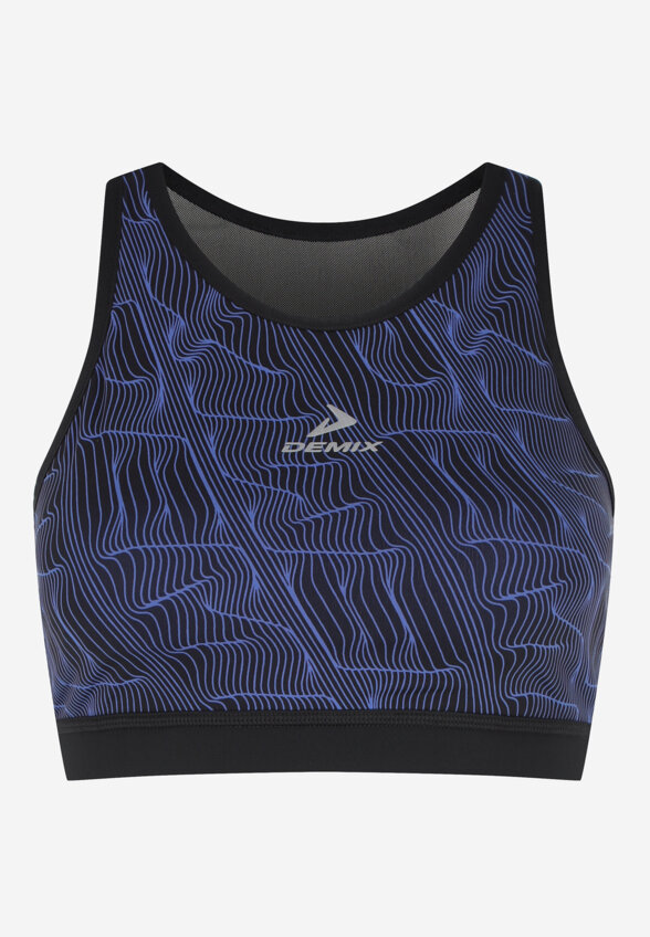 Топ бра спортивный Demix ActiveMove Urban Mesh Back, Синий
