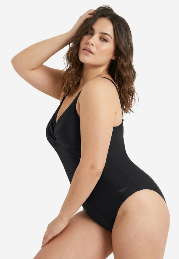 Купальник слитный женский Speedo, Черный