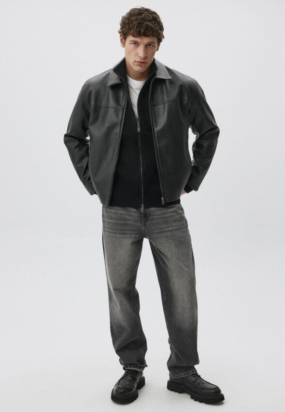 Куртка кожаная Sela