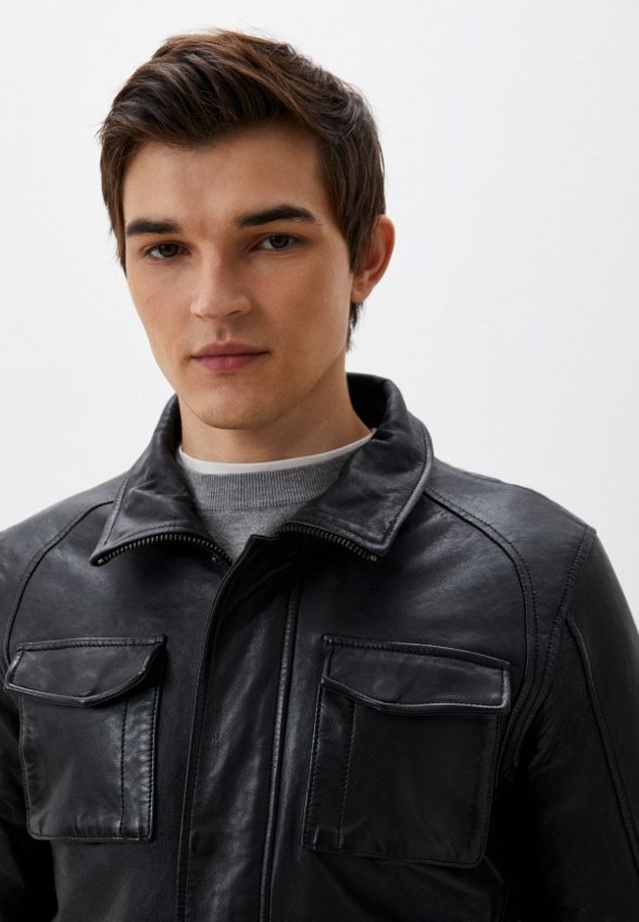 Куртка кожаная Urban Fashion for Men