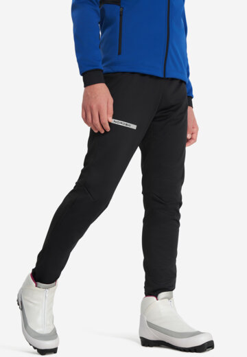 Брюки для беговых лыж для мальчиков Nordski Jr. Core, Черный