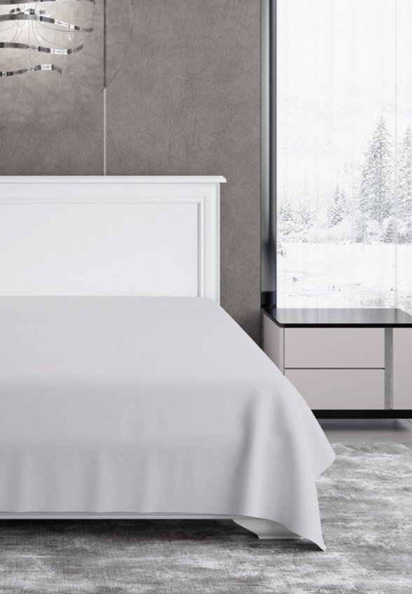 Простыня 1,5-спальная Soft Silver